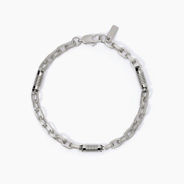 Bracciale Uomo con Elementi Rigati 232373