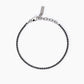 Bracciale Uomo Tennis con Cristalli Neri 232383