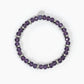 Bracciale con Glass Viola e Cristalli 232414