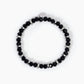 Bracciale con Glass Nero e Cristalli 232415