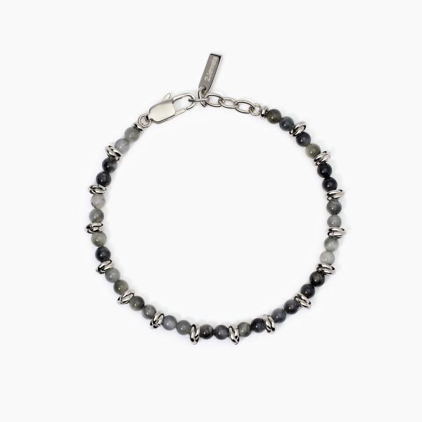 Bracciale Uomo con Occhio di Falco Grigio 232502