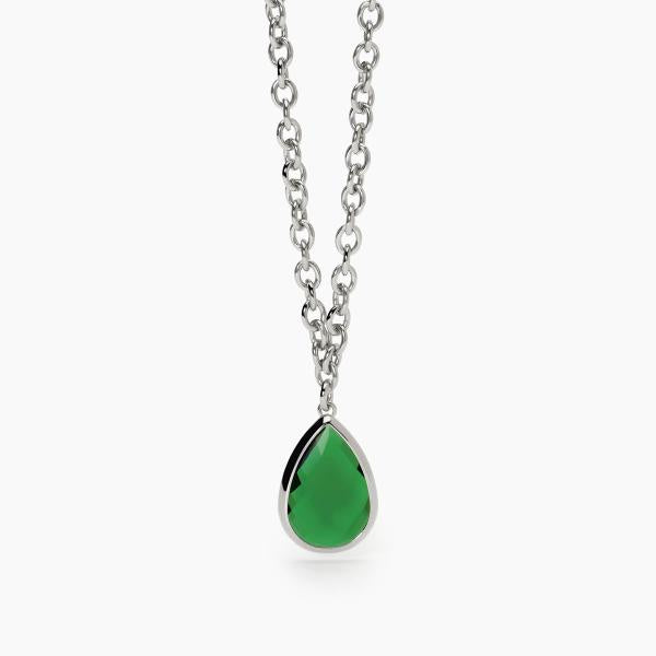 Girocollo con Glass Verde 251879