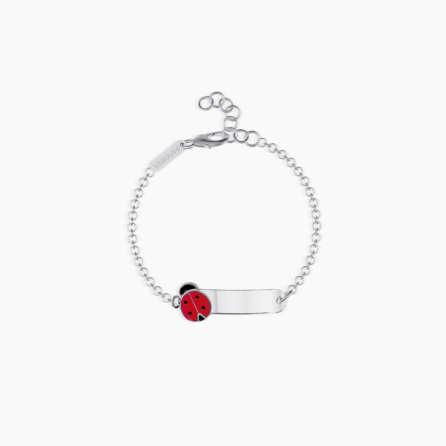 Pulsera Ladybug-Tag con Ladybug y Etiqueta Grabable 533261