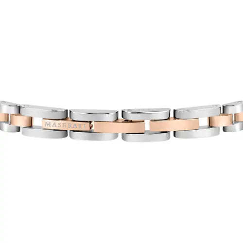 Bracciale Uomo Jewels Acciaio e Rosato JM219AQH16