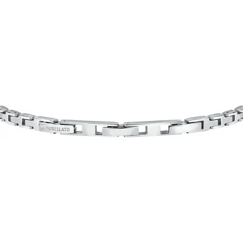 Bracciale Uomo Tennis in Acciaio con Zirconi Neri SAEV47