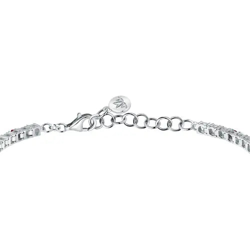 Bracciale Tesori Tennis con Gemme Rosse SAIW139