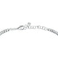 Bracciale Tesori Tennis con Zirconi Bianchi e Rosa a Cuore SAIW236