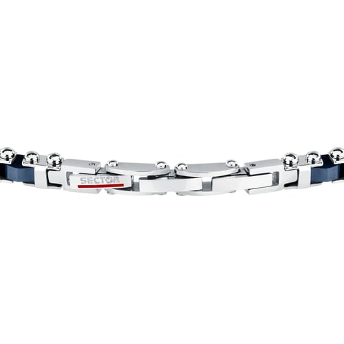 Bracciale Uomo Ceramic Acciaio e Blu SAFR40