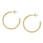 Pendientes Criollo Dorado SAUP01