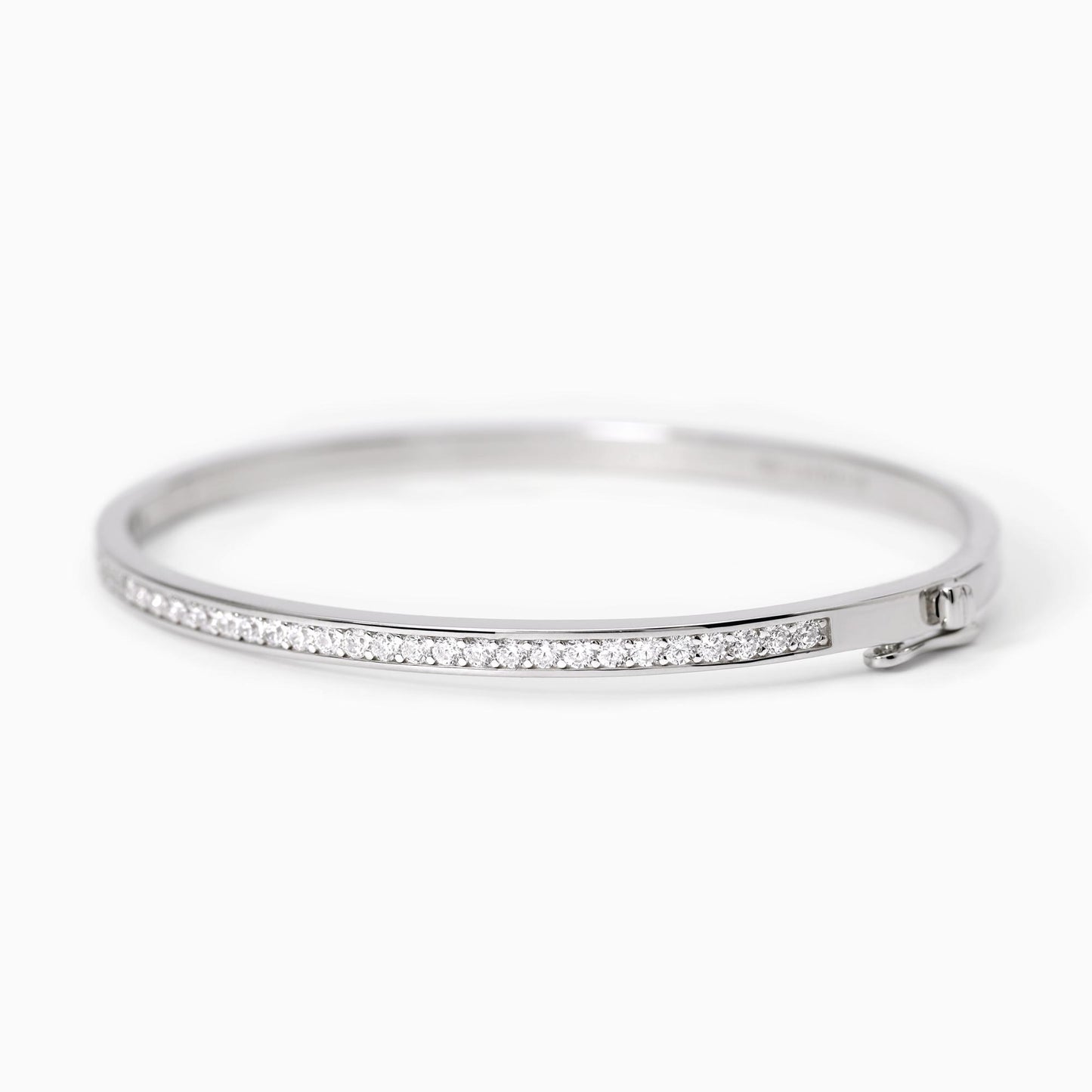 Bracciale Lady B Rigido in Argento con Pietre 533642