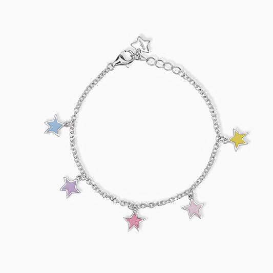 Pulsera con Estrellas Colgantes de Colores 533683