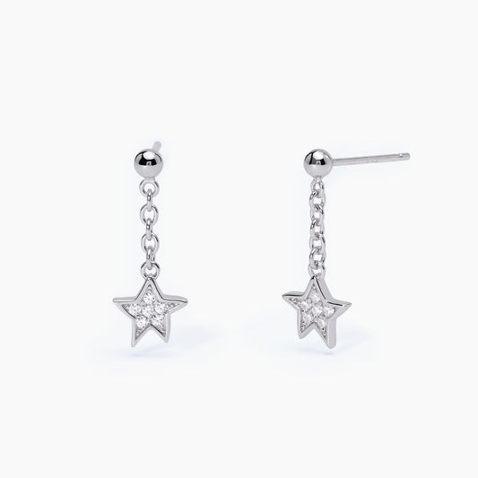 Pendientes con Estrellas Colgantes 563616