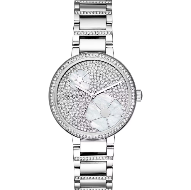 Reloj para Mujer Courtney en Acero con Cristales MK3835