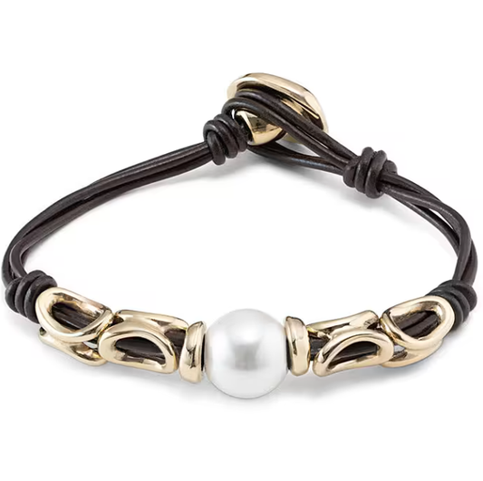 Bracciale Grateful con Perla Shell PUL2345MARORO0M