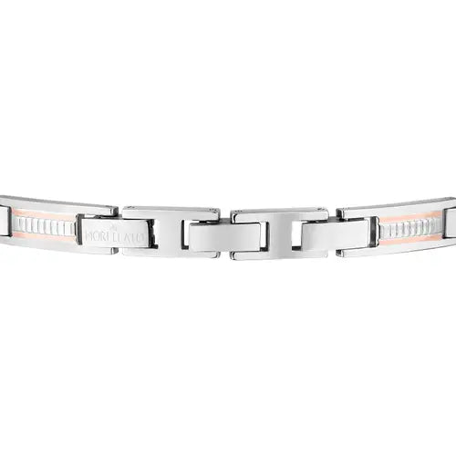 Bracciale Uomo Motown in Acciaio e Rosato SALS70