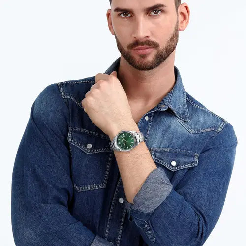 Orologio Uomo Acciaio e Verde R3253240048