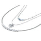 Set Collana e Orecchini con Cristalli Azzurri e Blu SAVY25