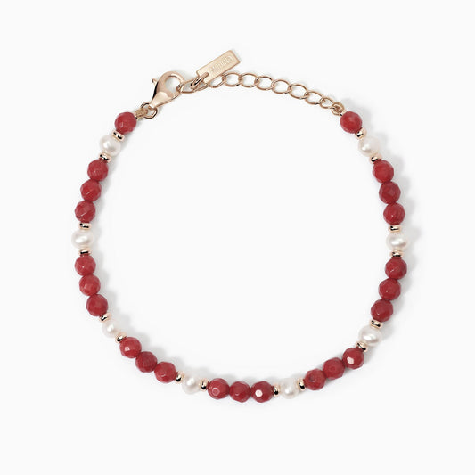 Pulsera Beach Code con Perlas Cultivadas y Coral Bambú 533748