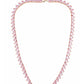 Collana Tennis con Zirconi Rosa a Cuori 500776C