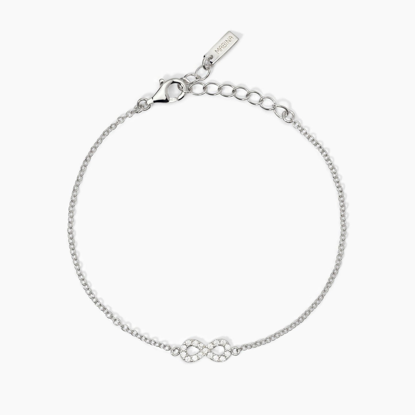 Bracciale Endless in Argento con Catena Forzatina e Infinito 533822