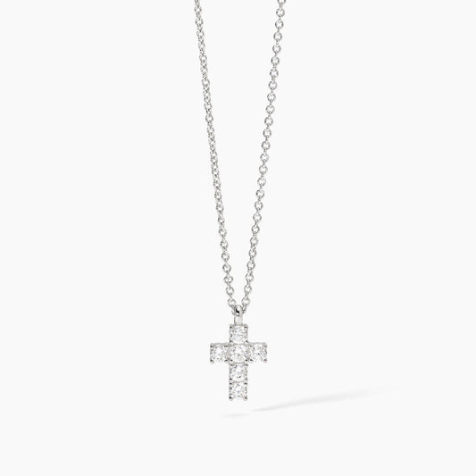 Girocollo Croce Del Sud in Argento con Croce e Zirconi 553658