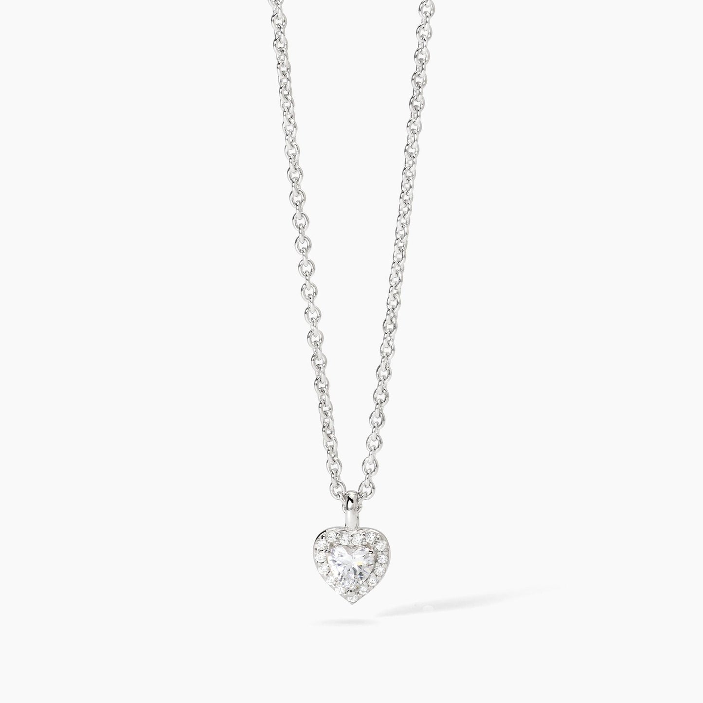 Girocollo Love Affair in Argento con Ciondolo a Forma di Cuore 553666