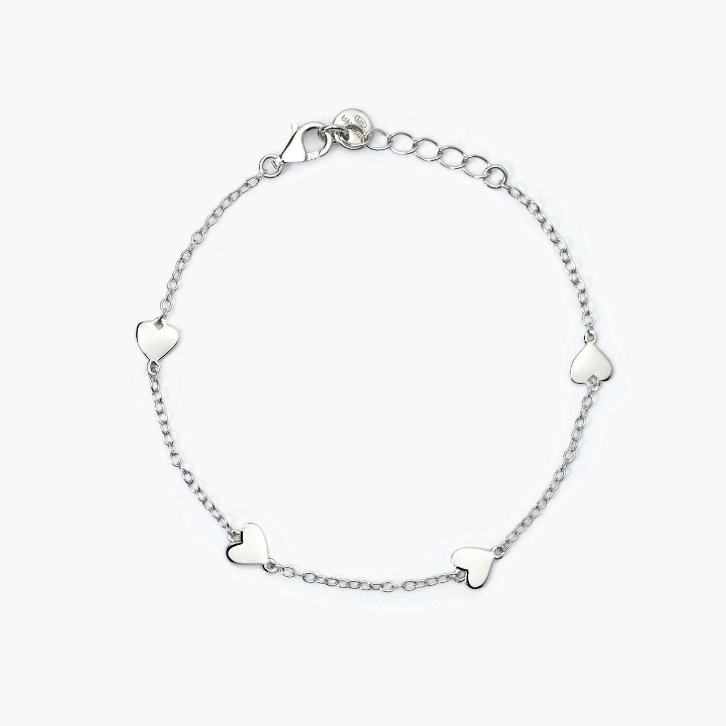 Bracciale Bambina Mon Amour in Argento con Cuori 533770