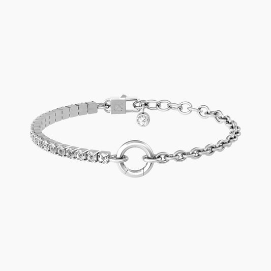 Bracciale Duetto Componibile in Acciaio con Zirconi 732193