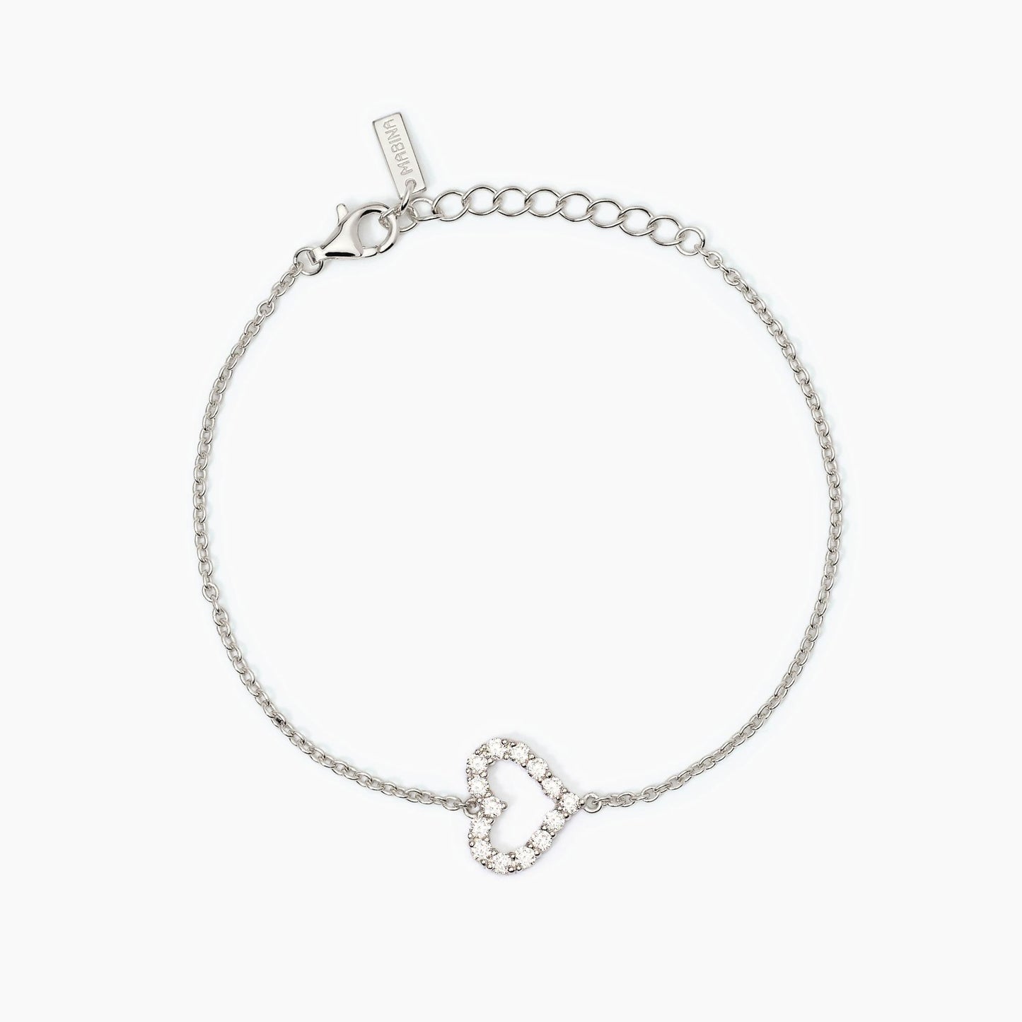 Bracciale Happy Love in Argento con Cuore 533835