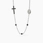 Collana Uomo Mystical in Argento con Croce e Madonnina 553680