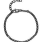 Bracciale Uomo 4US Nero con Zirconi Neri 4UBR5602