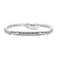 Bracciale Uomo 4US in Acciaio con Zirconi Neri 4UBR5608