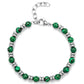 Bracciale Uomo 4US in Acciaio con Pietre Malachite 4UBR5629