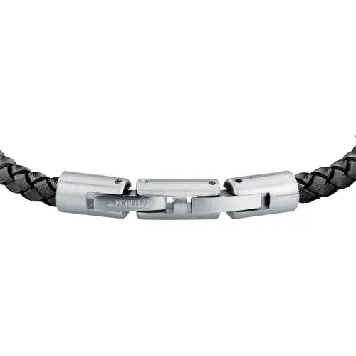 Bracciale Uomo Moody Nero e Acciaio SQH58