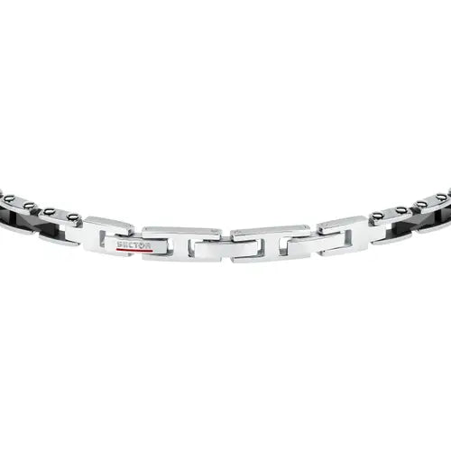 Bracciale Uomo Ceramic Acciaio e Nero SAFR35