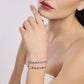 Bracciale Tennis Chapeau con Acquamarina Sintetica 533906