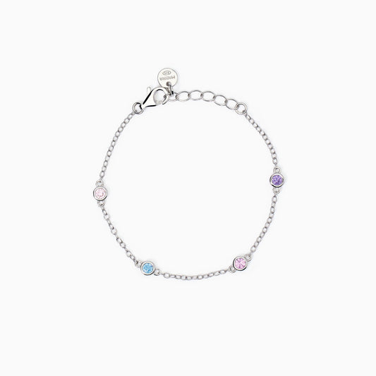 Bracciale Bambina Rainbow con Tormalina Sintetica e Zirconi 533871