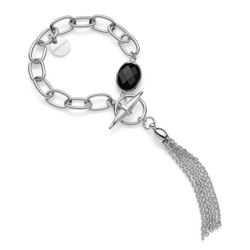 Bracciale con Pietra Nera e Frange 000EXB4985000