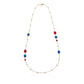 Collana Chanel Pietre Rosse e Blu 014EXH0024000