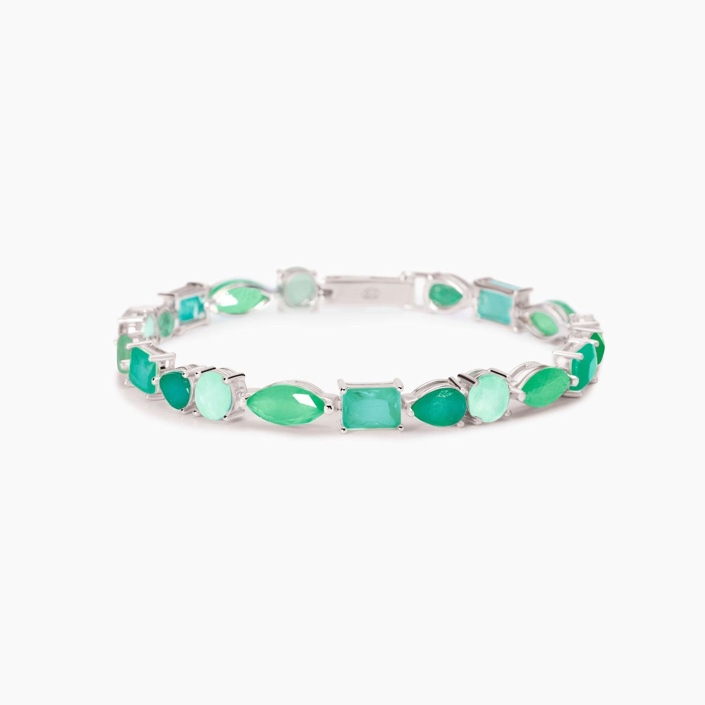 Bracciale Santorini con Fusion Stone Glass Verde 533946