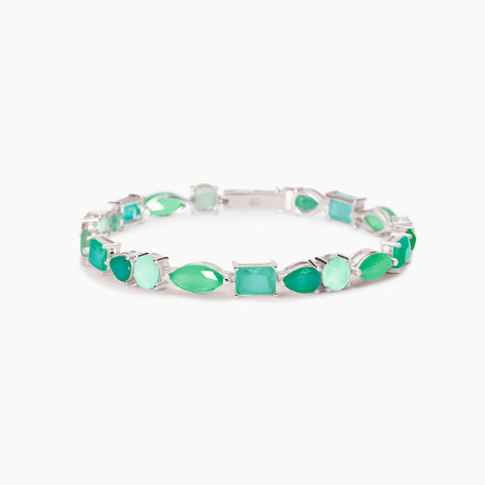 Bracciale Santorini con Fusion Stone Glass Verde 533946