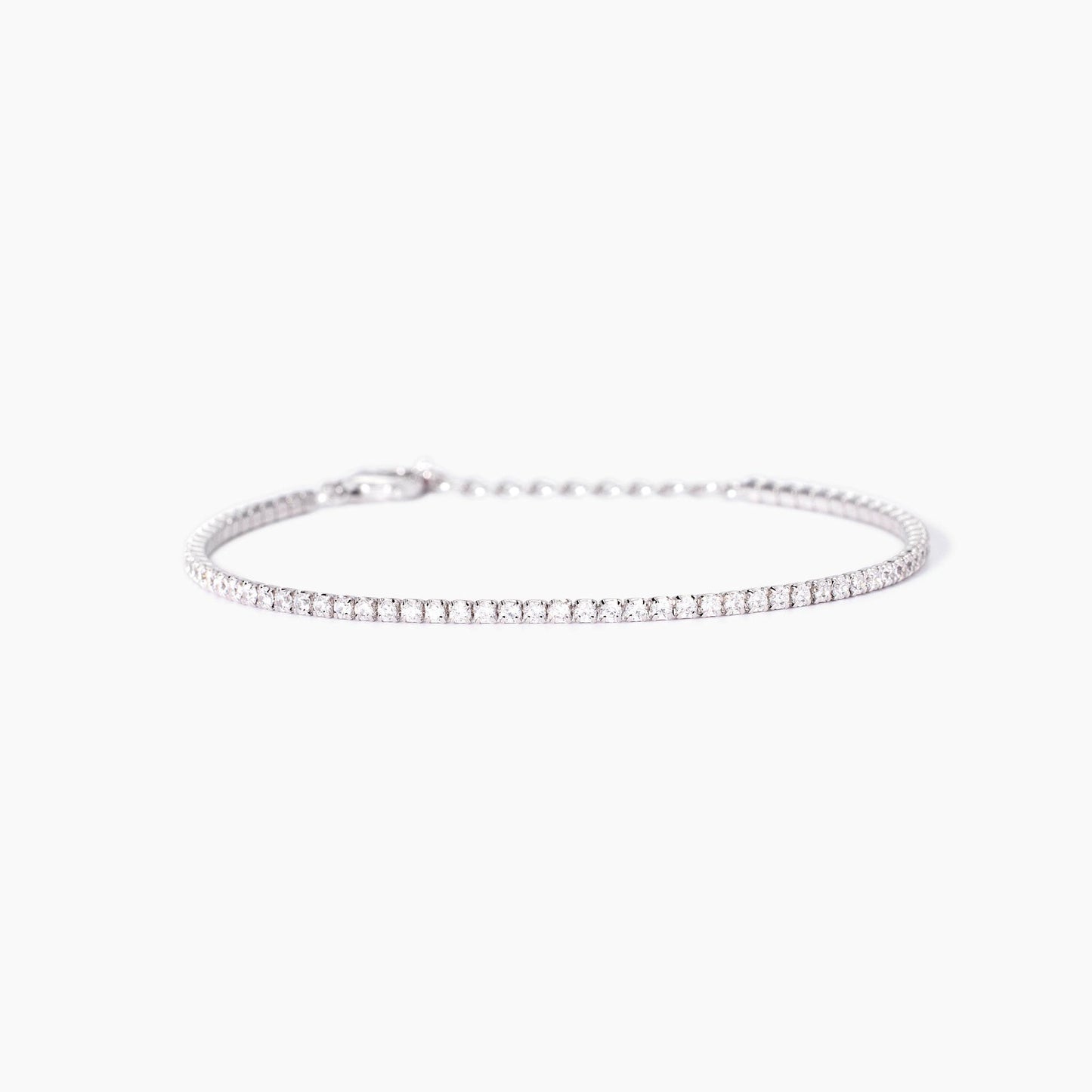 Bracciale Mini Tennis in Argento con Zirconi Bianchi 533957