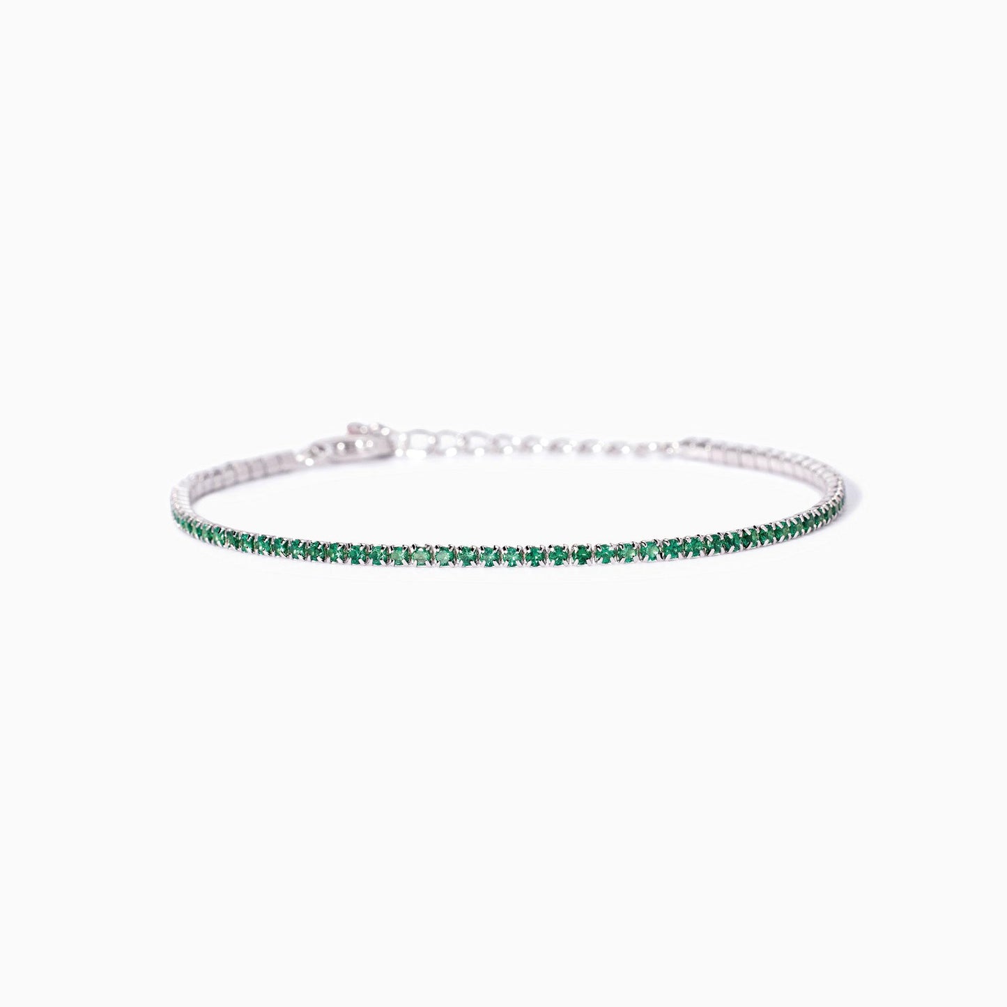 Bracciale Mini Tennis Con Smeraldi Sintetici 533959