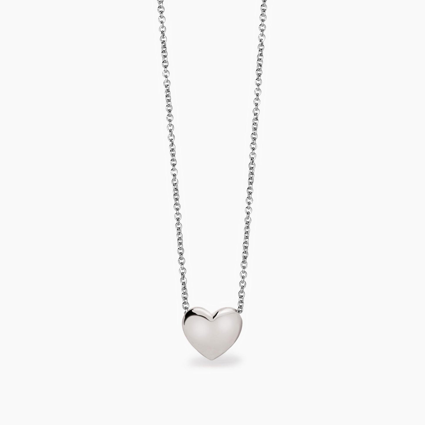 Girocollo Feeling in Argento con Cuore 553742