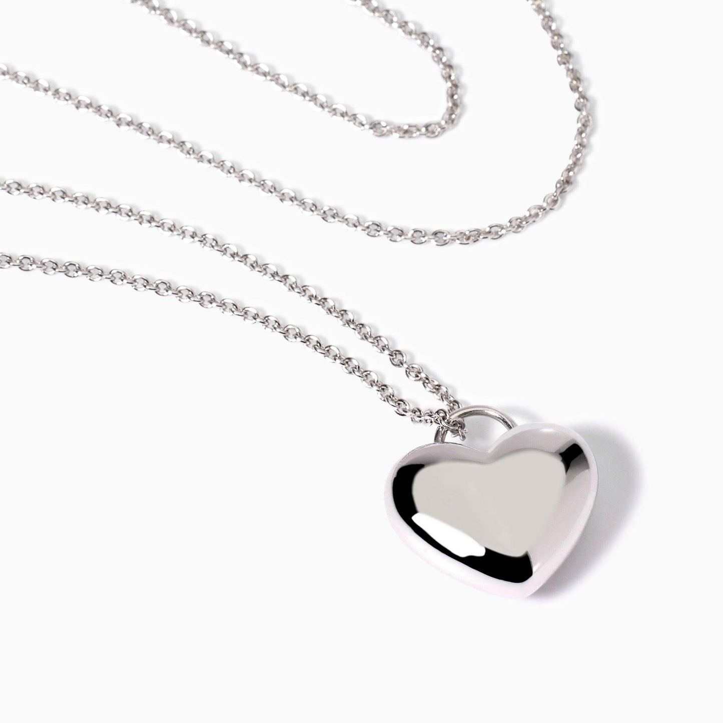 Collana Feeling in Argento con Ciondolo Cuore 553745