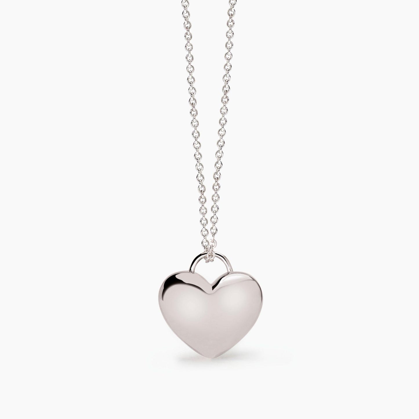 Collana Feeling in Argento con Ciondolo Cuore 553745