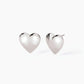 Orecchini Don't Say Love in Argento a Forma di Cuore 563831