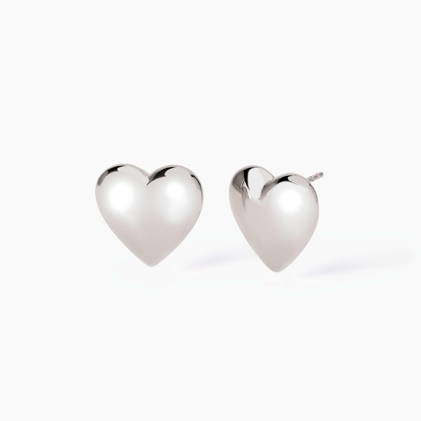 Orecchini Don't Say Love in Argento a Forma di Cuore 563831