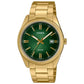 Orologio Uomo Standard Dorato e Verde MTP-1302PGC-3AVEF