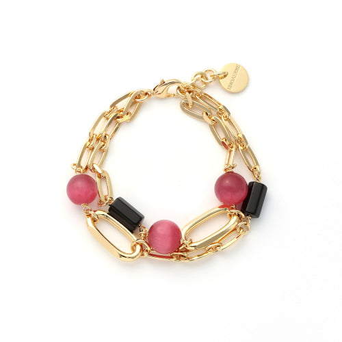 Bracciale Gipsy con Sfere Rosa 000EXB5214000